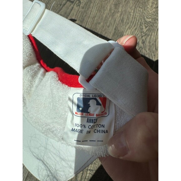 vintage CARDINALS Saint Louis Sun Visor Cap big logo baseball mlb retro - Picture 3 of 3